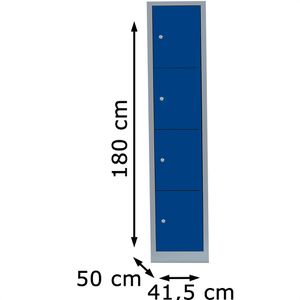 Produktbild für Schließfachschrank ClassiX X-523411, blau