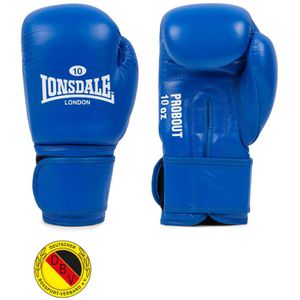 Produktbild für Boxhandschuhe Lonsdale Probout DBV, blau, für Erwachsene