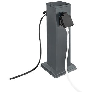 Produktbild für Gartensteckdose Heitronic Bangkok, feste Montage