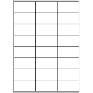 Produktbild für Universaletiketten TopStick labels, 8705, weiß