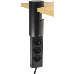 Produktbild für Tischsteckdose ChiliTec mit 3 m Schuko Kabel