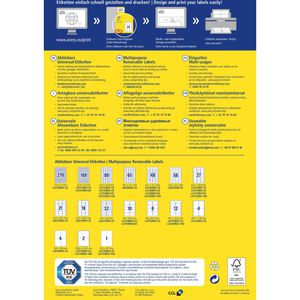 Produktbild für Universaletiketten Zweckform L4732REV-65, weiß