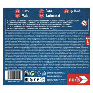 Produktbild für Brettspiel Noris Deluxe Reisespiel Schach