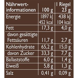 Produktbild für Müsliriegel Corny Dunkle Schoko, mit Edelkakao