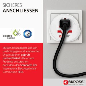 Produktbild für Reiseadapter SKROSS 1.500211 World to Europe