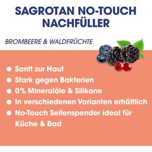 Produktbild für Seife Sagrotan No-Touch Brombeere &amp; Waldfrüchte