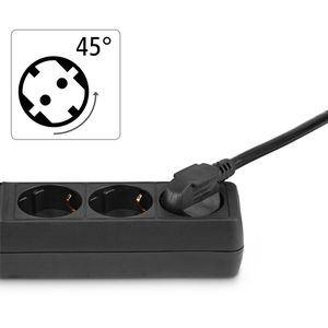 Produktbild für Steckdosenleiste Hama 108835, mit 5m Kabel