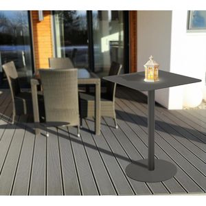 Produktbild für Stehtisch meet-powered-by-PAPERFLOW Cross TRCROS8080H, schwarz
