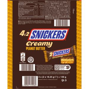 Produktbild für Schokoriegel Snickers Creamy Peanut Butter