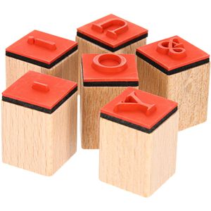 Produktbild für Motivstempel Rico-Design ABC, aus Holz