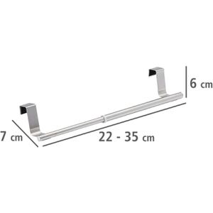 Produktbild für Handtuchhalter Wenko Teleskop 79173100, silber