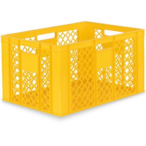 Produktbild für Eurobox Alpha-Paletten gelb, 61 Liter, lebensmittelecht