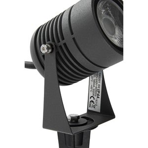 Produktbild für Gartenstrahler SLV Spike, schwarz, mit 6W LED
