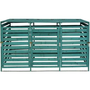 Produktbild für Mülltonnenbox Mendler HWC-H62, Holz