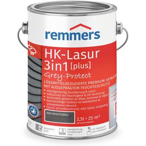 Produktbild für Holzlasur Remmers HK-Lasur 3in1 Grey-Protect plus, 2,5l