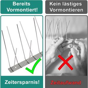 Produktbild für Vogelabwehr PRIOstahl Taubenspikes, 5 Meter