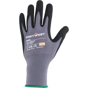 Produktbild für Arbeitshandschuhe Portwest Dermiflex A350BKRL