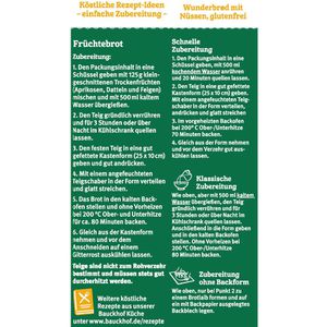 Produktbild für Brotbackmischung Bauckhof Wunderbrot, BIO