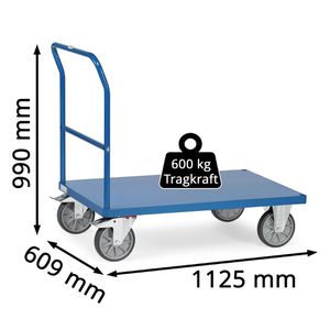 Produktbild für Transportwagen Fetra Schiebebügelwagen, 2501B
