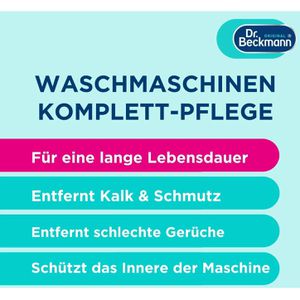 Produktbild für Waschmaschinenreiniger Dr.Beckmann 2221, Komplett-Pflege