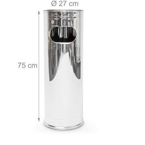 Produktbild für Aschenbecher Relaxdays 10018507, silber, für Outdoor