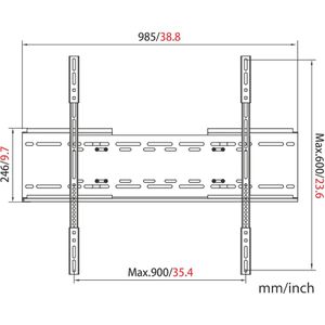 Produktbild für TV-Wandhalterung myWall HP32L, bis 100 kg