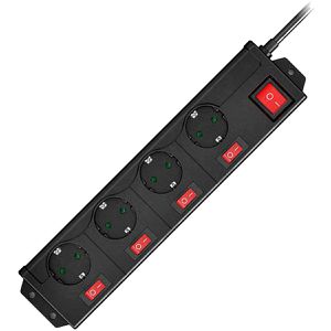 Produktbild für Steckdosenleiste Hama 00223122, mit 1,4m Kabel