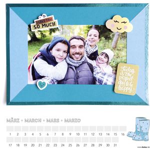 Produktbild für Fotokalender Folia Bastelkalender jahresunabhängig