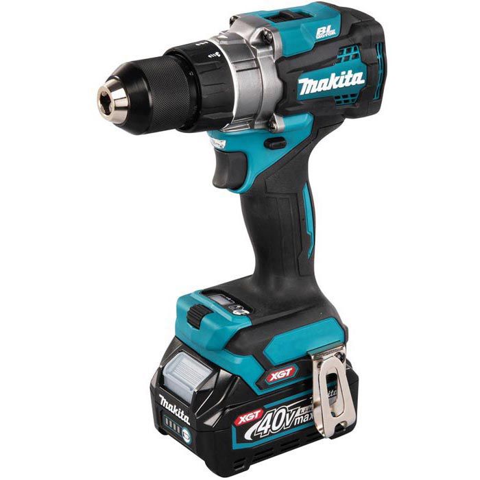 Makita Akku-Bohrschrauber DF001GD201, XGT, 40V / 2,5 Ah, mit 2 Akkus ...