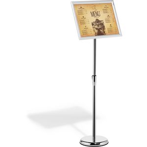 Produktbild für Infoständer Durable 479923 aus Aluminium, silber, A3