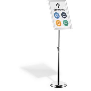 Produktbild für Infoständer Durable 479923, silber, A3
