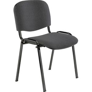 Produktbild für Besucherstuhl Nowy-Styl ISO BLACK C38, stapelbar