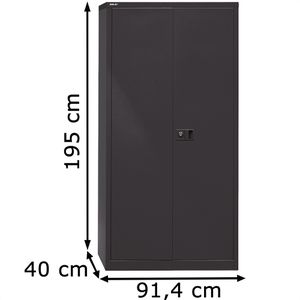 Produktbild für Aktenschrank Bisley E782A04, aus Metall