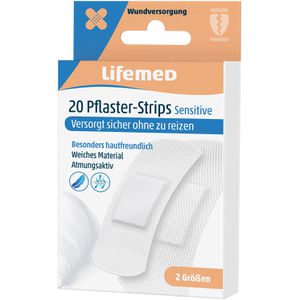 Produktbild für Pflaster Lifemed Sensitive, 20 Strips