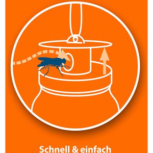Produktbild für Fliegenfalle ARDAP 077701, zum Aufstellen und Aufhängen
