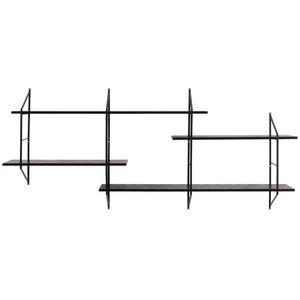 Produktbild für Wandregal AC-Design Belfast, schwarz