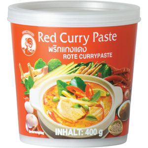 Cock Currypaste Red Curry Paste, rot, 400g