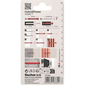 Produktbild für Schrauben-Dübel-Set Fischer 577393, HybridPower