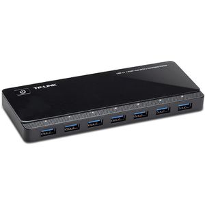 Produktbild für USB-Hub TP-Link UH720, schwarz, mit Netzteil