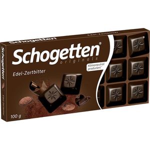 Tafelschokolade Schogetten Edel-Zartbitter