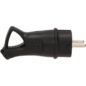 Produktbild für Schutzkontaktstecker Orno 60410, schwarz