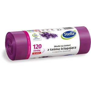 Müllbeutel Stella 009923 Lavendel, 120 Liter