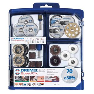 Produktbild für Multifunktionswerkzeug-Zubehör Dremel SC725, EZ SpeedClic-Set