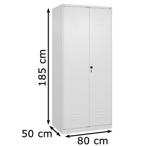 Produktbild für Mehrzweckschrank CP-Möbel Classic Plus, abschließbar, weiß