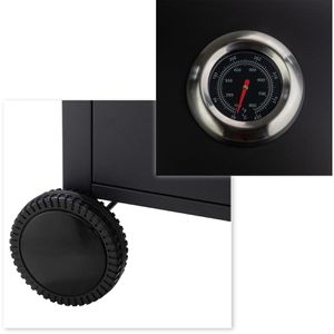 Produktbild für Gasgrill DEMA Texas 4X, 17573, schwarz, 4 Brenner