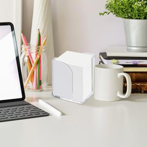 Produktbild für Zettelbox Maul 1954005, glasklar, 10,2 x 10,2 cm