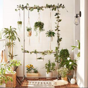 Produktbild für Garderobenständer Songmics LLR401, silber