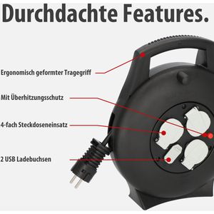 Produktbild für Kabeltrommel Brennenstuhl Vario Line, für innen