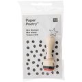 Rico-Design Motivstempel Paper Poetry Mini Stern, aus Holz, 1,5 x 1,5 ...