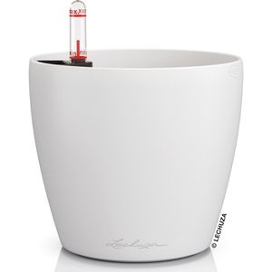 Produktbild für Übertopf Lechuza CLASSICO Color 14, weiß, Ø 15 x 14 cm